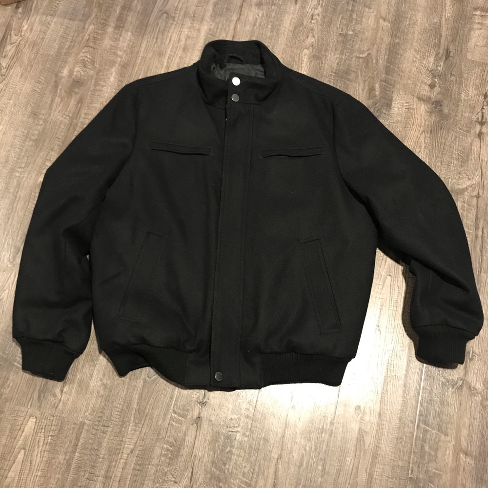 London Fog Wool Coat/bomber jacket Mens